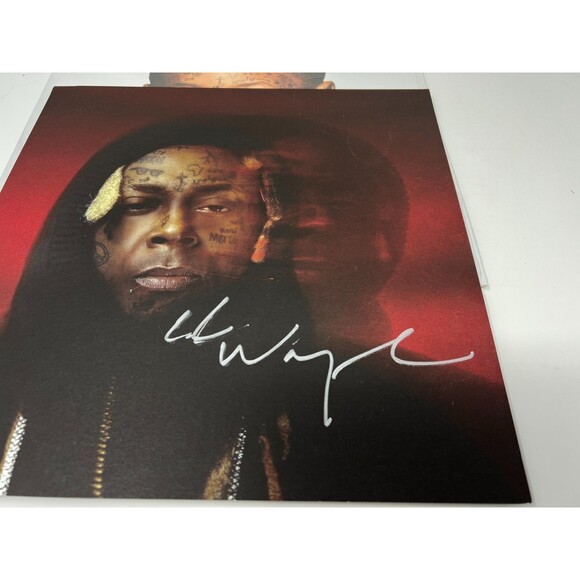 Lil Wayne Tha Carter VI 6 Red LP SIGNED Insert Vinyl Record Autographed Album - Picture 2 of 8